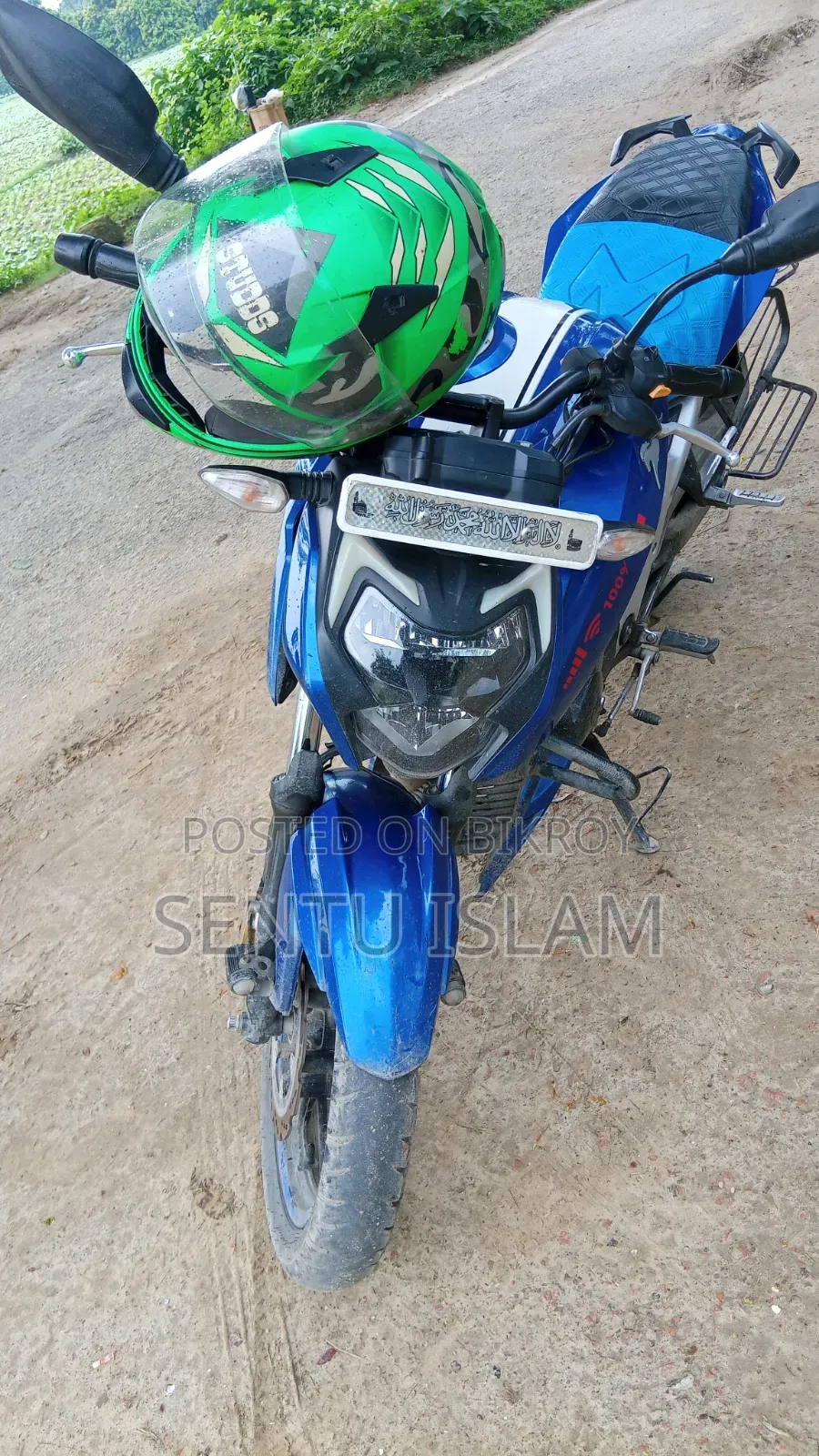 New TVS Apache RTR 160 4V 2022 Blue