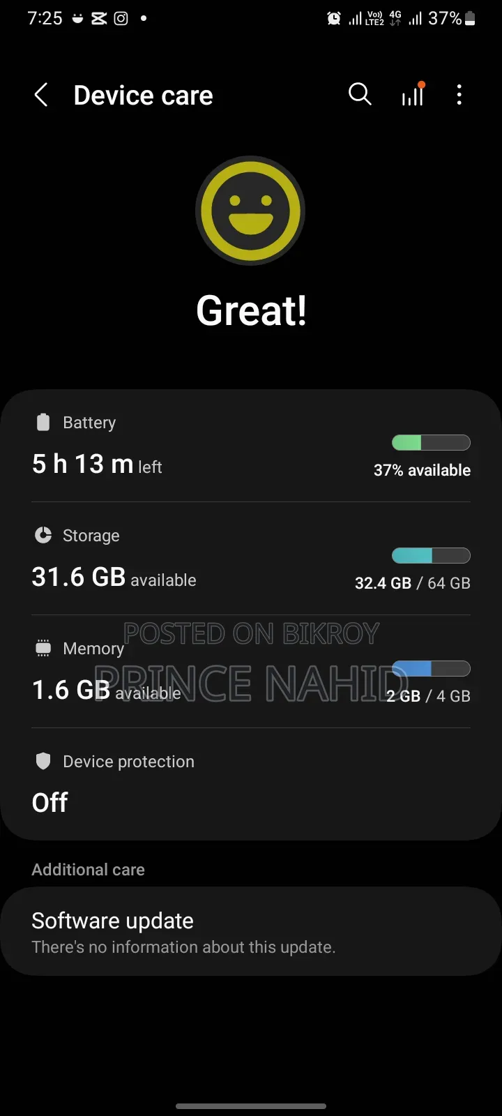 Samsung Galaxy A12 64 GB Black