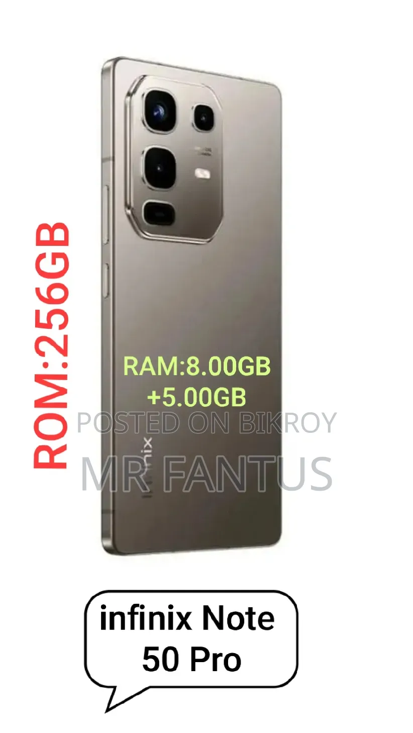 Infinix Note 50 Pro 256 GB Gray