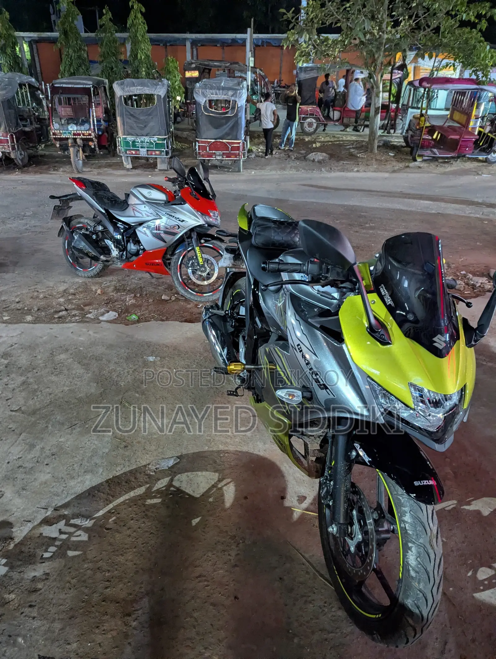 Suzuki Gixxer SF 2026 গ্রিন