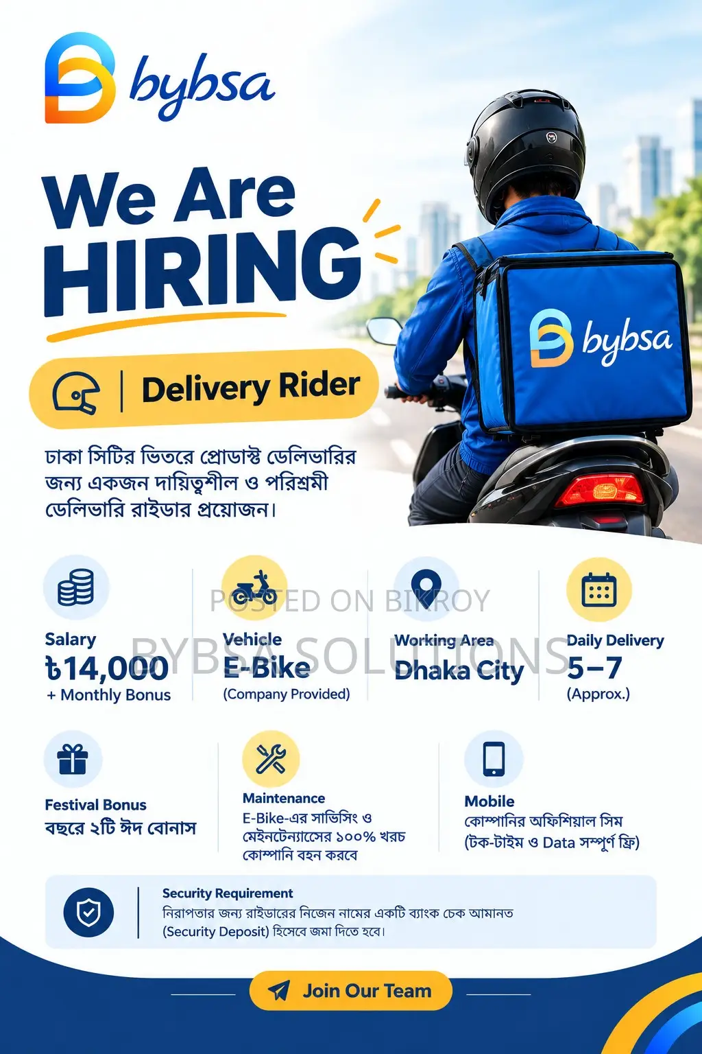 Bike Delivery Man