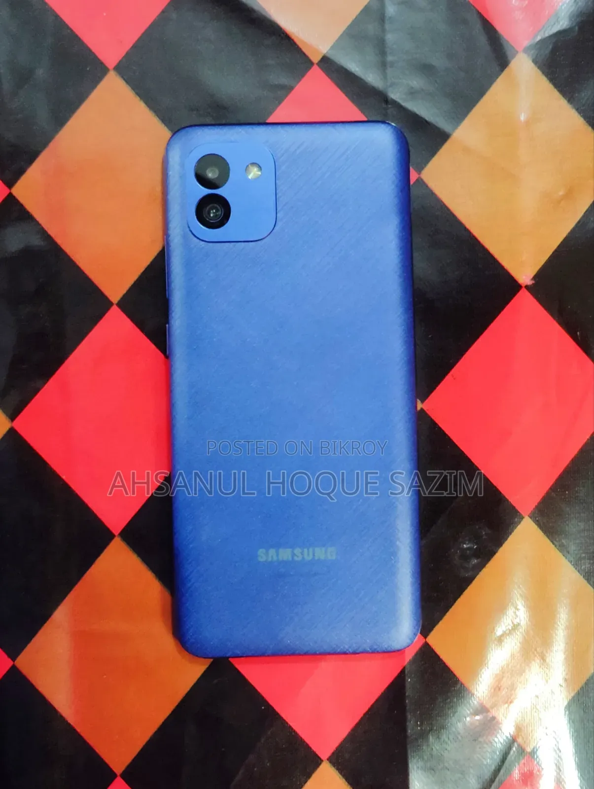 স্যামসাং গ্যালাক্সি এ০৩ ৬৪ জিবি নীল