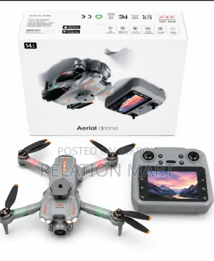 FLH M1 Drone With RC Display Remot Camera Foldable Drone HD CAMERA