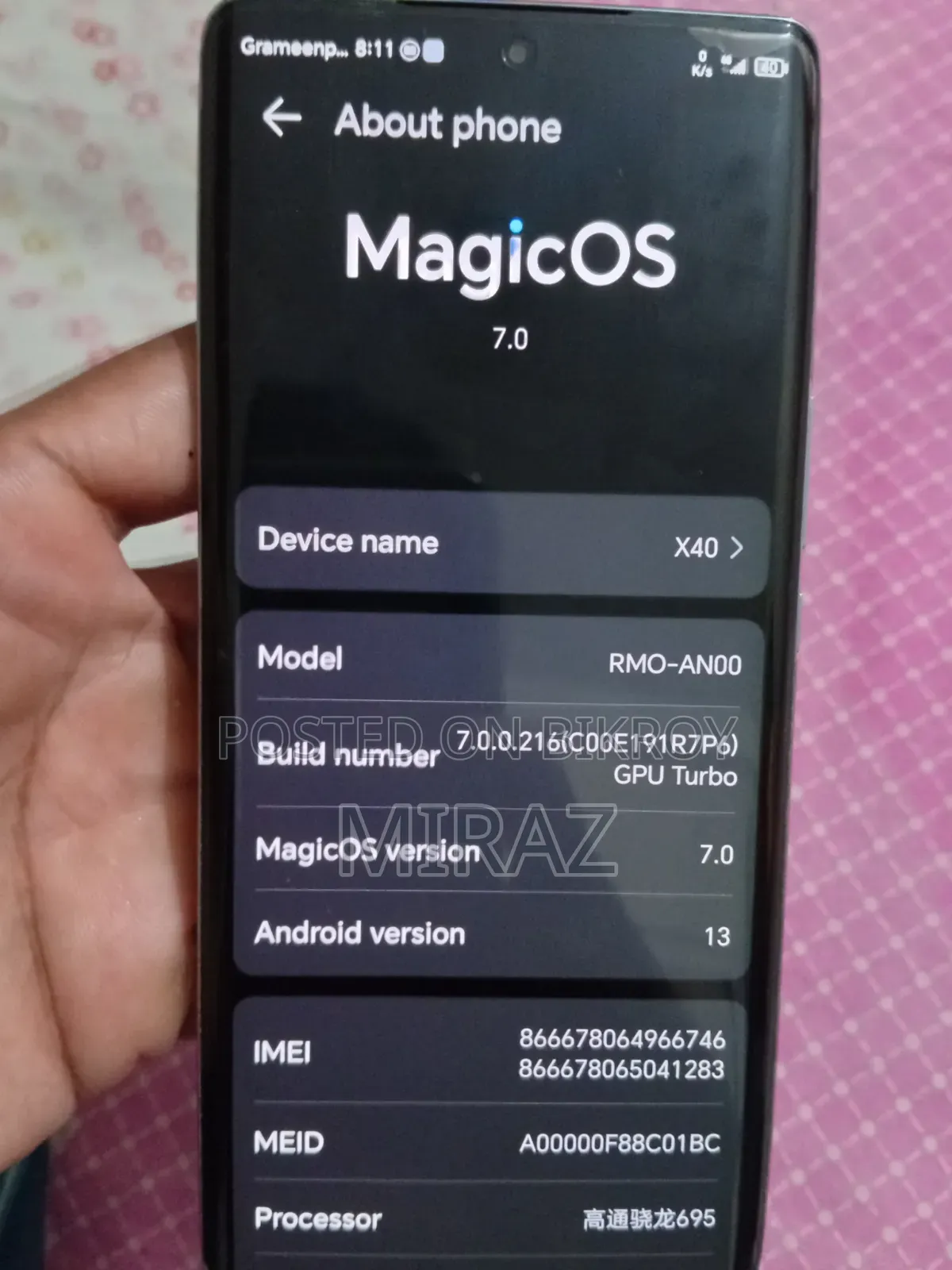 Honor X40 256 GB Bronze