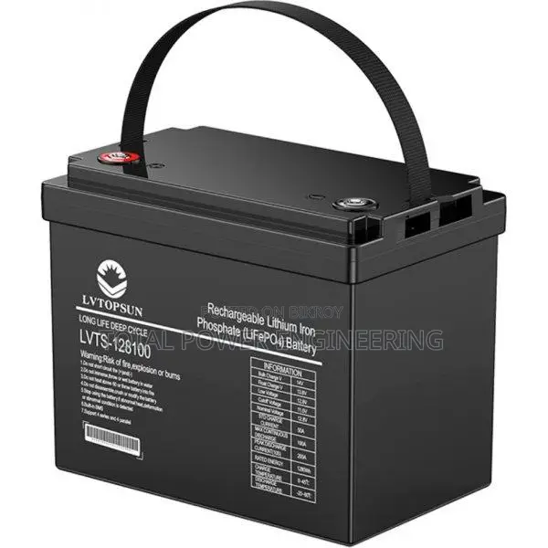 LVTOPSUN 12.8V 100AH Lithium Lifepo4 Battery
