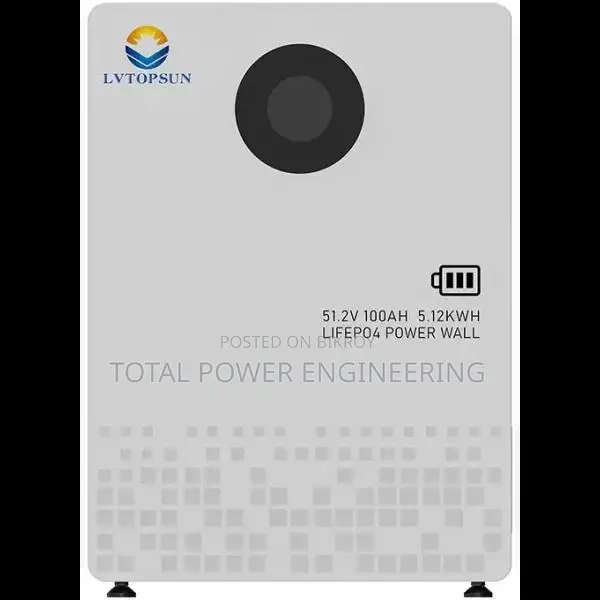 LVTOPSUN 51.2V 100AH Energy Storage Lithium-Ion Battery