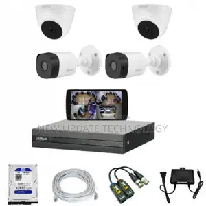 CCTV Packege 4 Channel Dahua DVR 4-Pcs Camera 500GB HDD