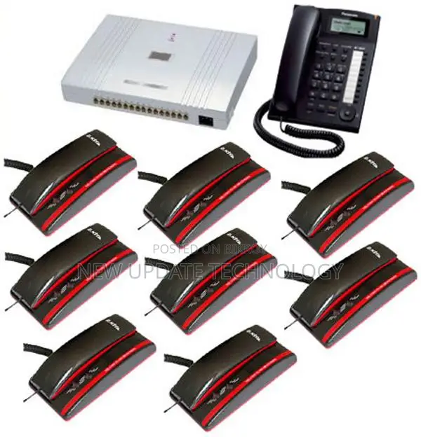 PABX System 8 Line 8 Telephone Complete Package