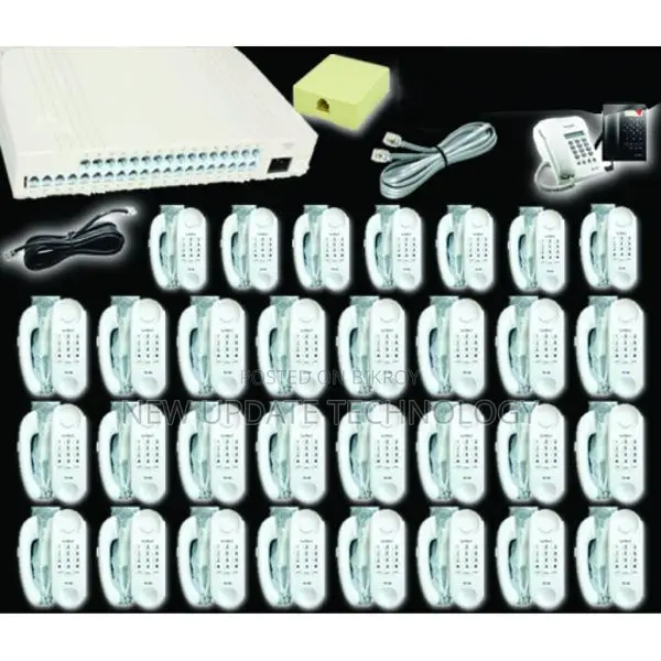 IKE PABX Complete Package with 16 Line & 16 Telephone