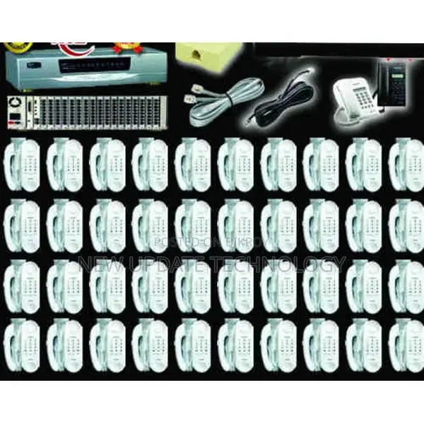 PABX System 48-Line 48-Telephone Set Full Package