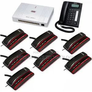 IKE 8-Line PABX 8-Pcs Panasonic Full Telephone Package