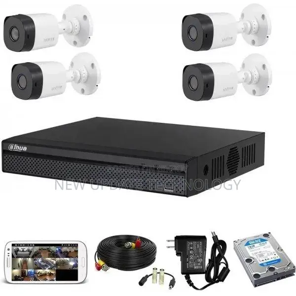 Dahua 4-CH DVR 4-Pcs Night Vision CCTV Camera Package