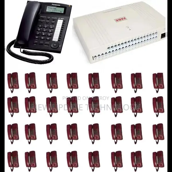Full Package PABX Intercom 32 Line 32 Telephone Set