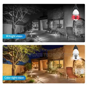 E27 Bulb System 360 Degree PTZ Camera