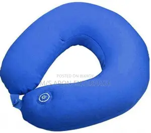 Neck Massager Pillow Comfort Fabric Battery Operated