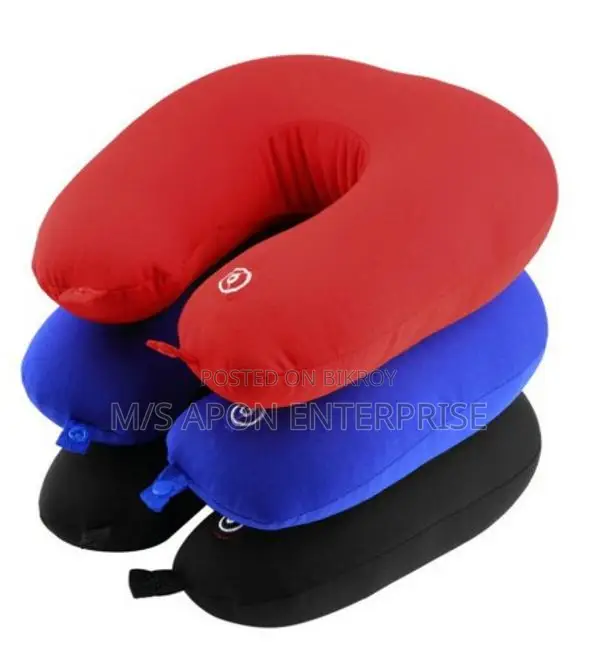 Neck Massager Pillow Comfort Fabric Battery Operated