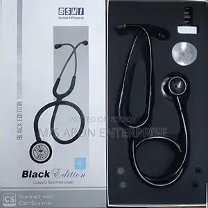 BSMI Black Edition Classic Stethoscope