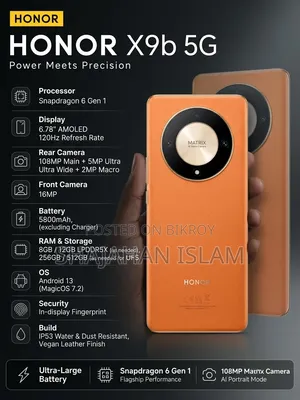 Honor X9b 256 GB Orange