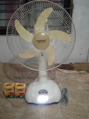 Kennedy 17" High-Speed Fresh Charge Fan with 3-Hour Backup and New Battery for Sale