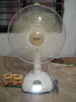 Kennedy 17" High-Speed Fresh Charge Fan with 3-Hour Backup and New Battery for Sale