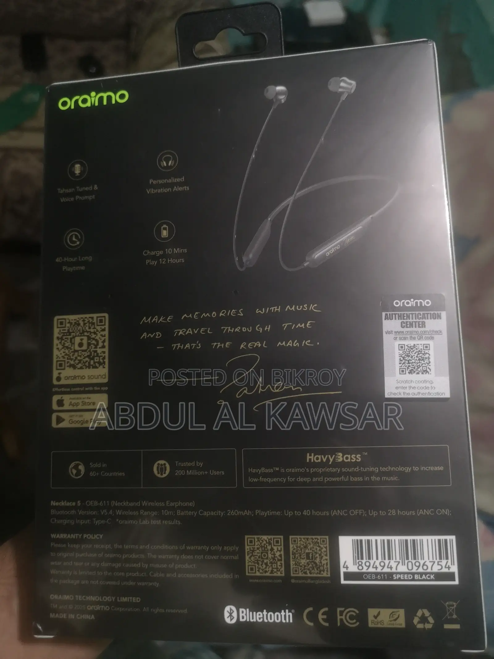 Oraimo Neckband 5