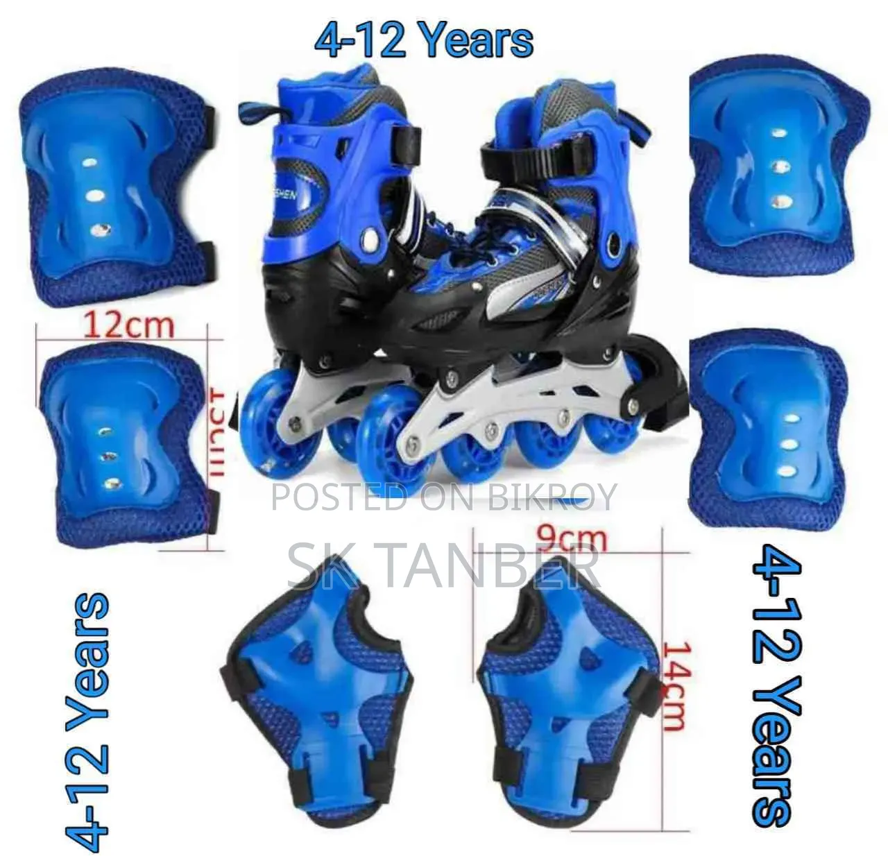 Skating Shoe With Safety Guard for Boys