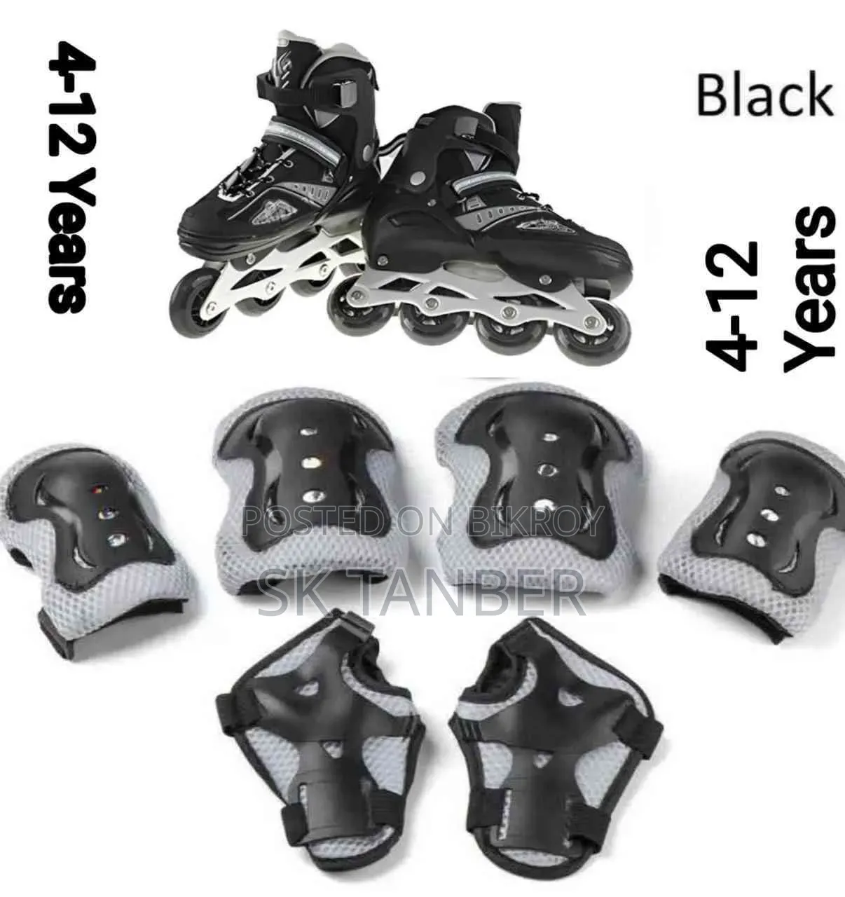Skating Shoe With Safety Guard for Boys