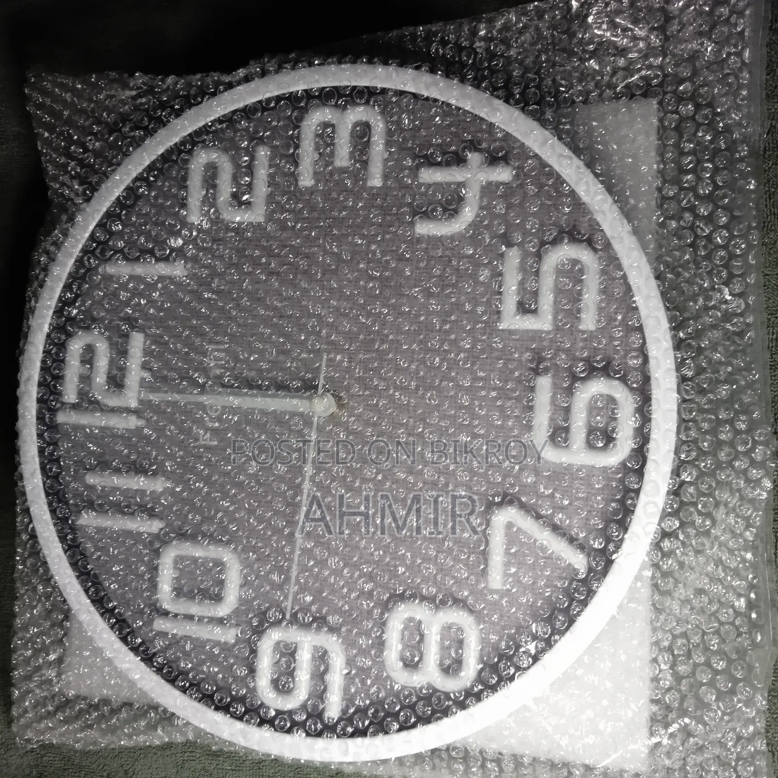 Stylish 3D Number Wall Clock - 3D Wall Clock