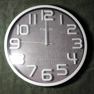 Stylish 3D Number Wall Clock - 3D Wall Clock