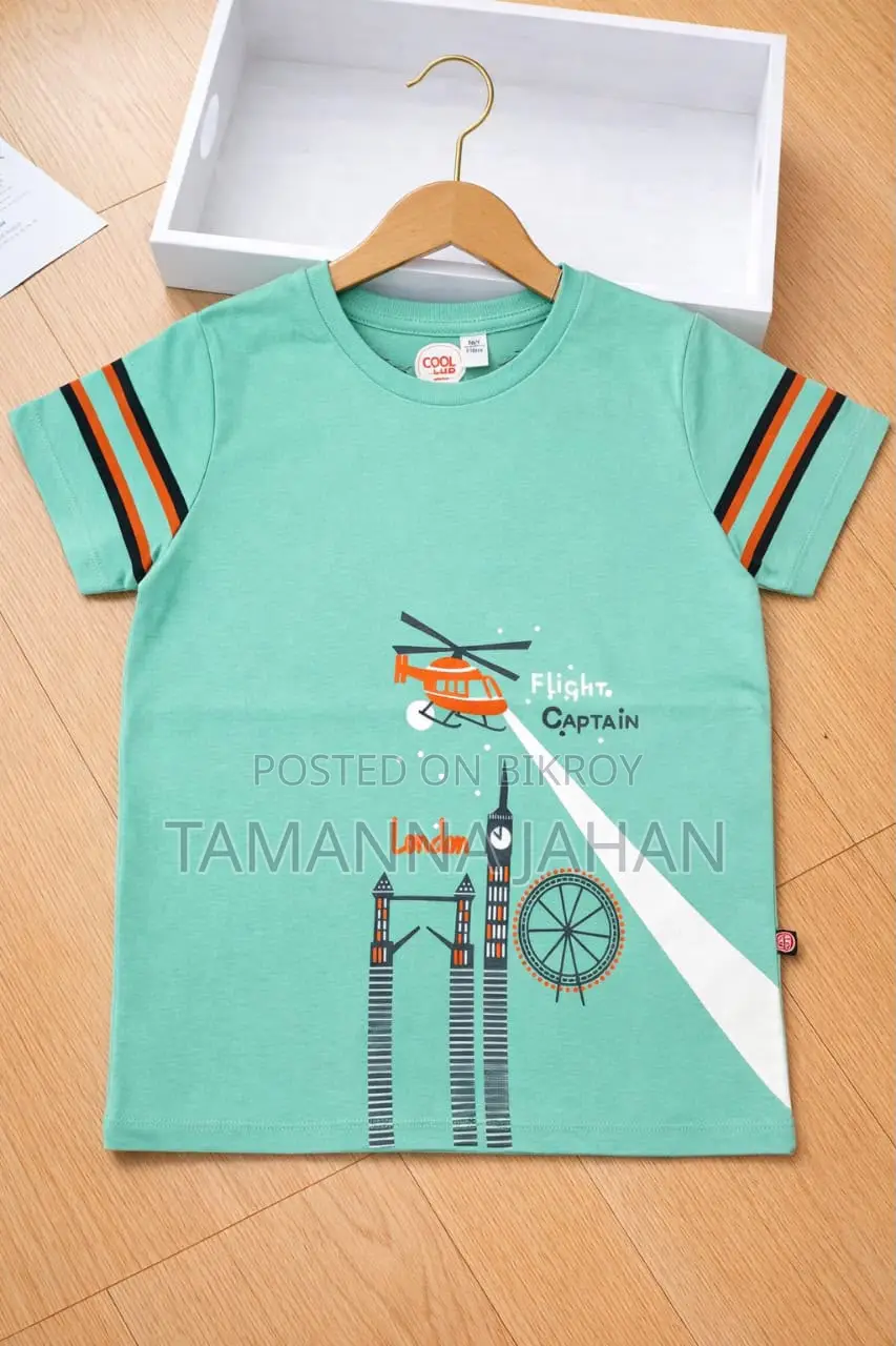 Boys Printed T-Shirt Comfortable and Stylish T-Shirt for Your Little One