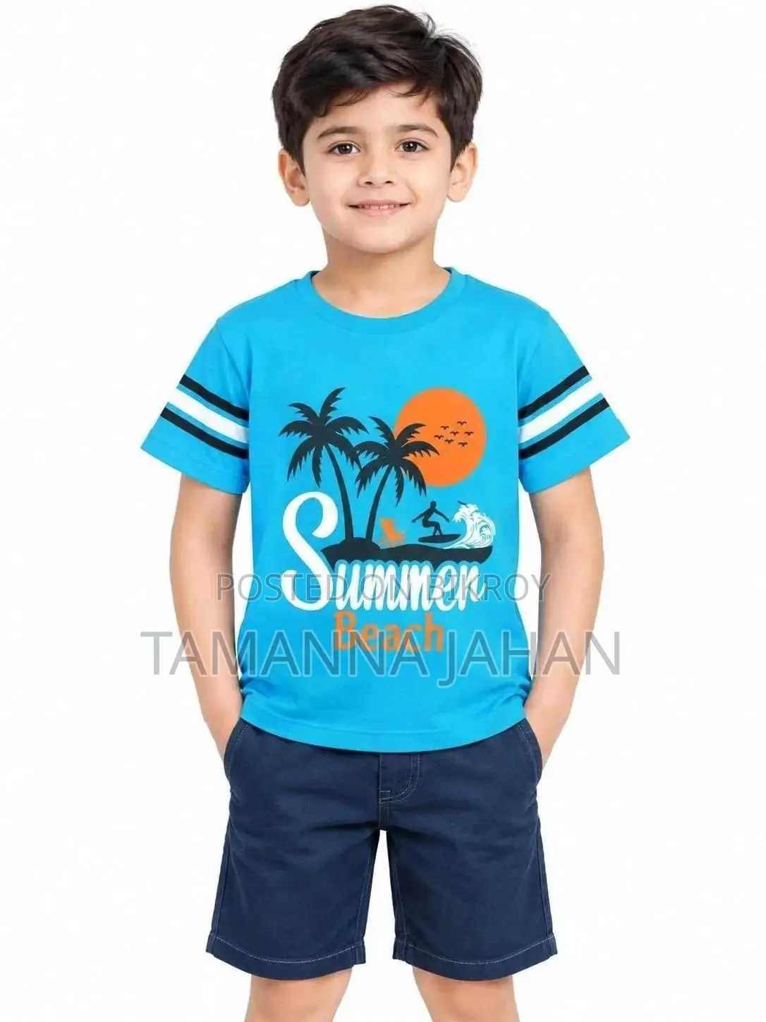 Boys Printed T-Shirt Comfortable and Stylish T-Shirt for Your Little One