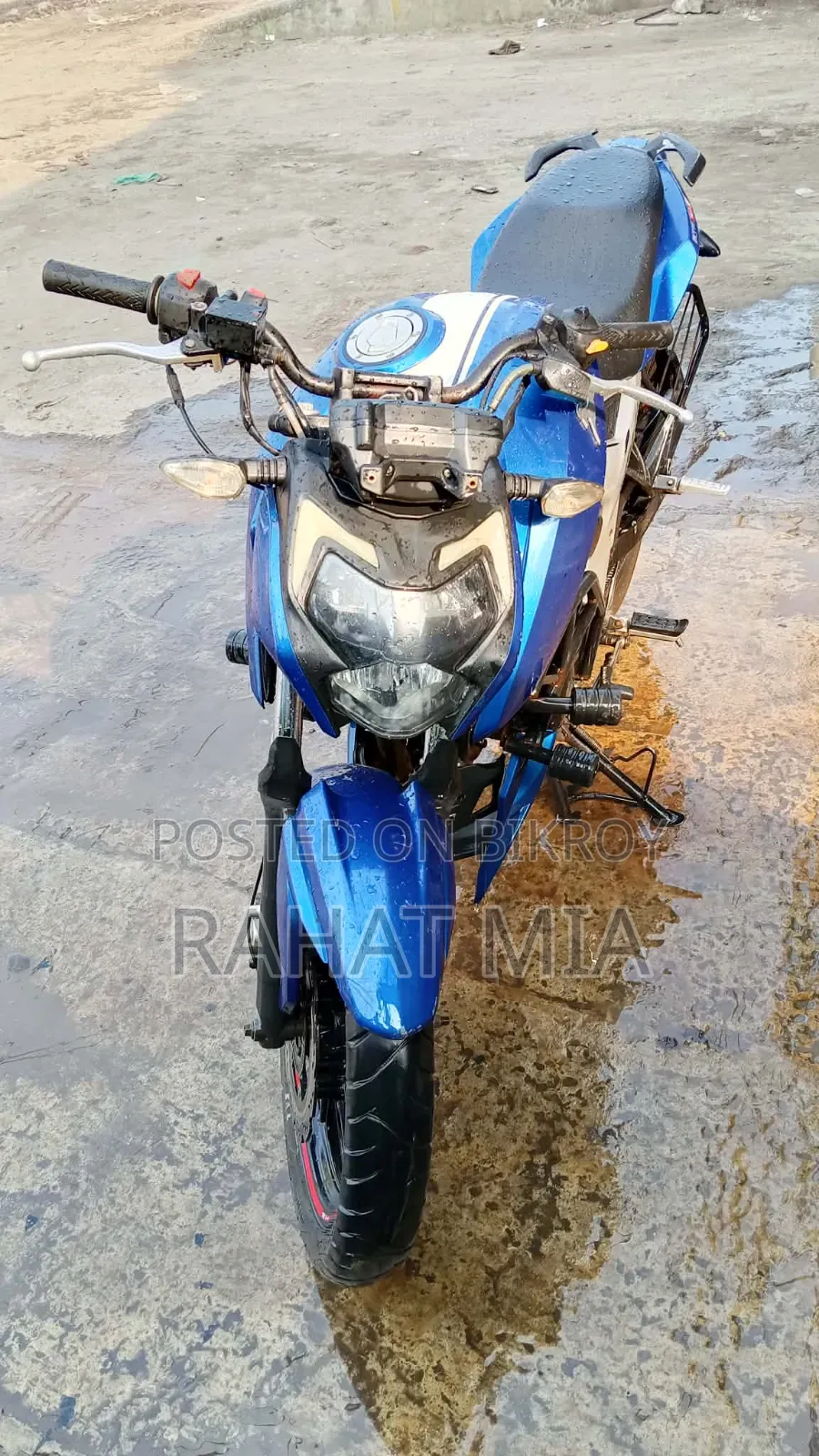 TVS Apache RTR 160 4V 2022 Blue