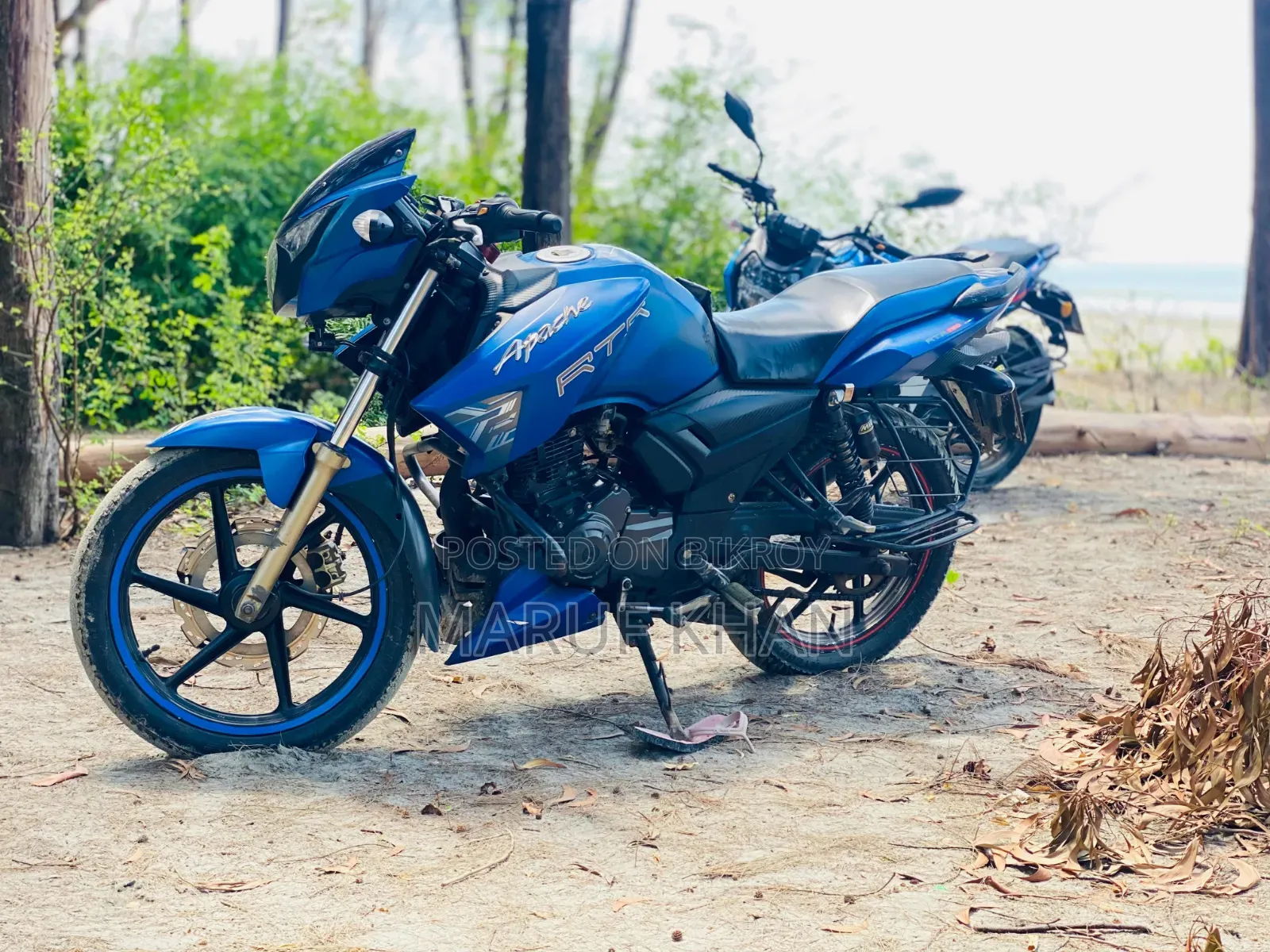 TVS Apache RTR 160 2V 2017 Blue