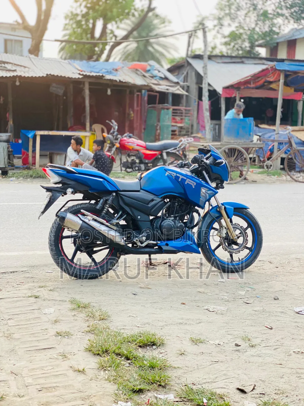 TVS Apache RTR 160 2V 2017 Blue