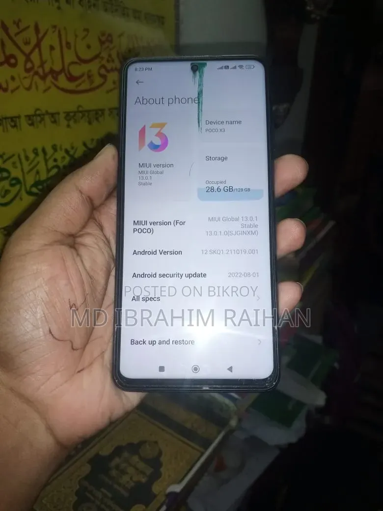 Xiaomi Poco X3 128 GB Blue