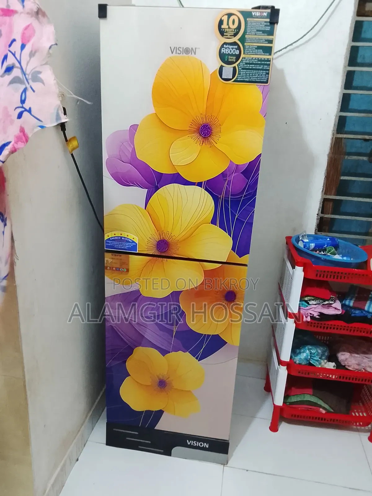 ভিশন ফ্রিজ, ১৬০ লিটার, গ্রস ১৭৭ লিটার।