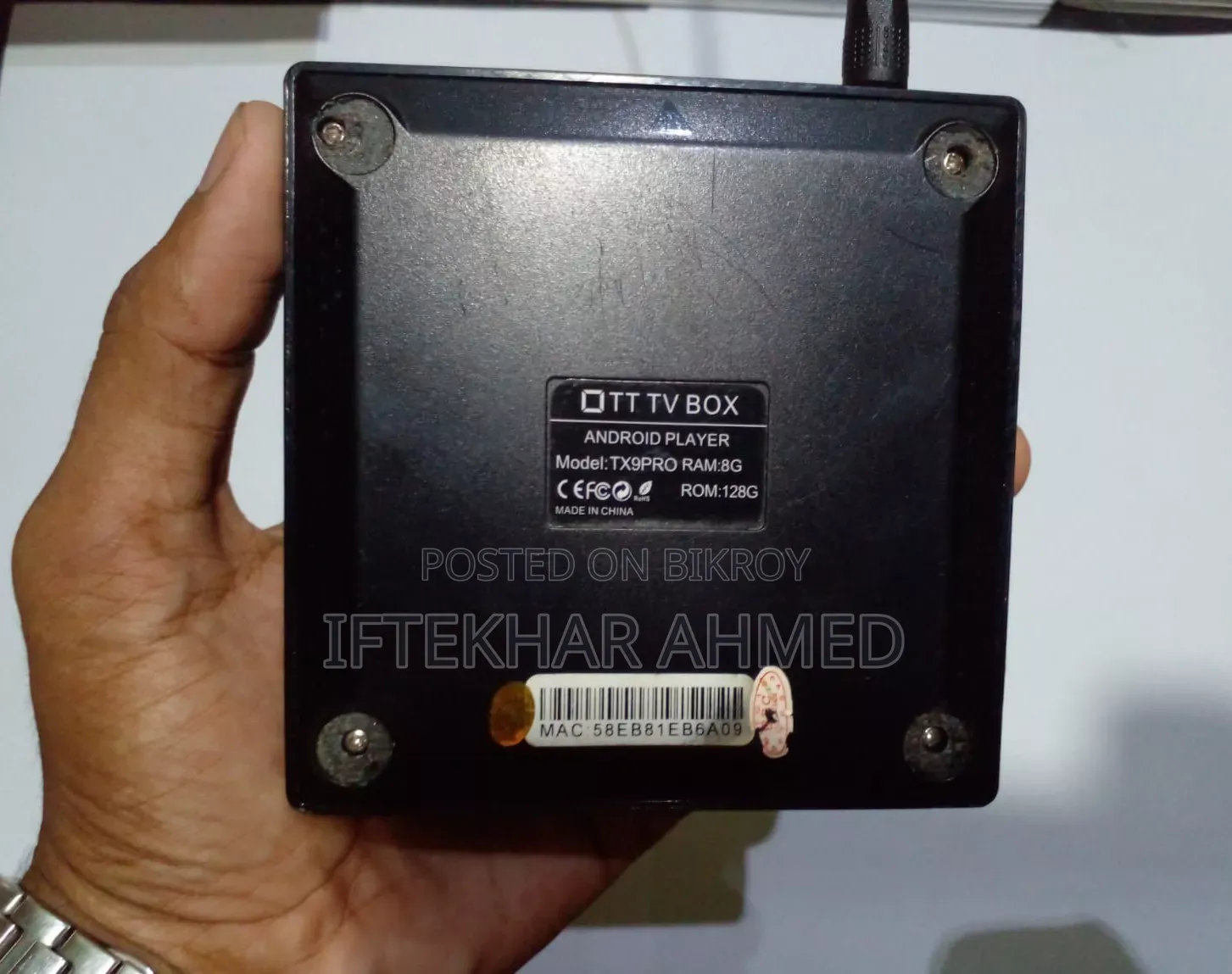 Used TX9 Pro Android TV Box – 8GB/128GB