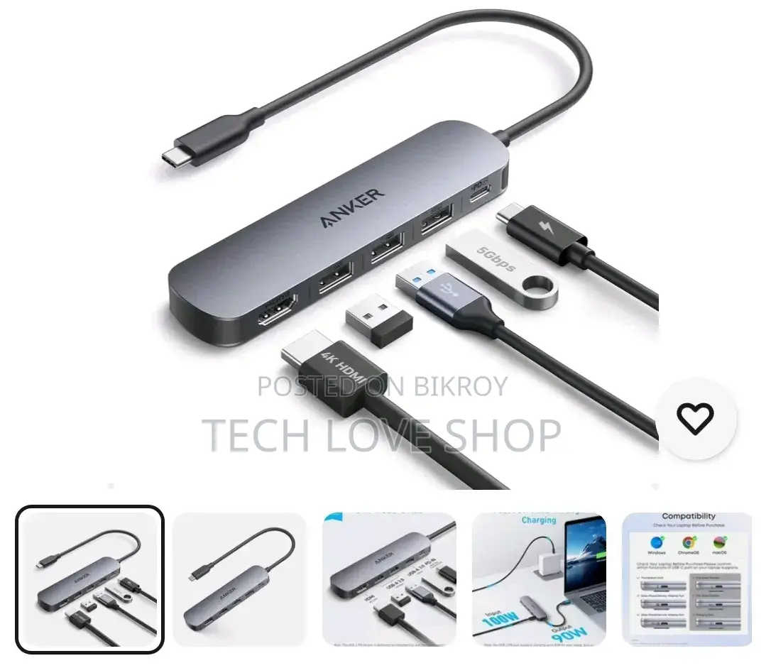 Anker 533 USB-C 5-in-1 Hub (Brand New - US Import)