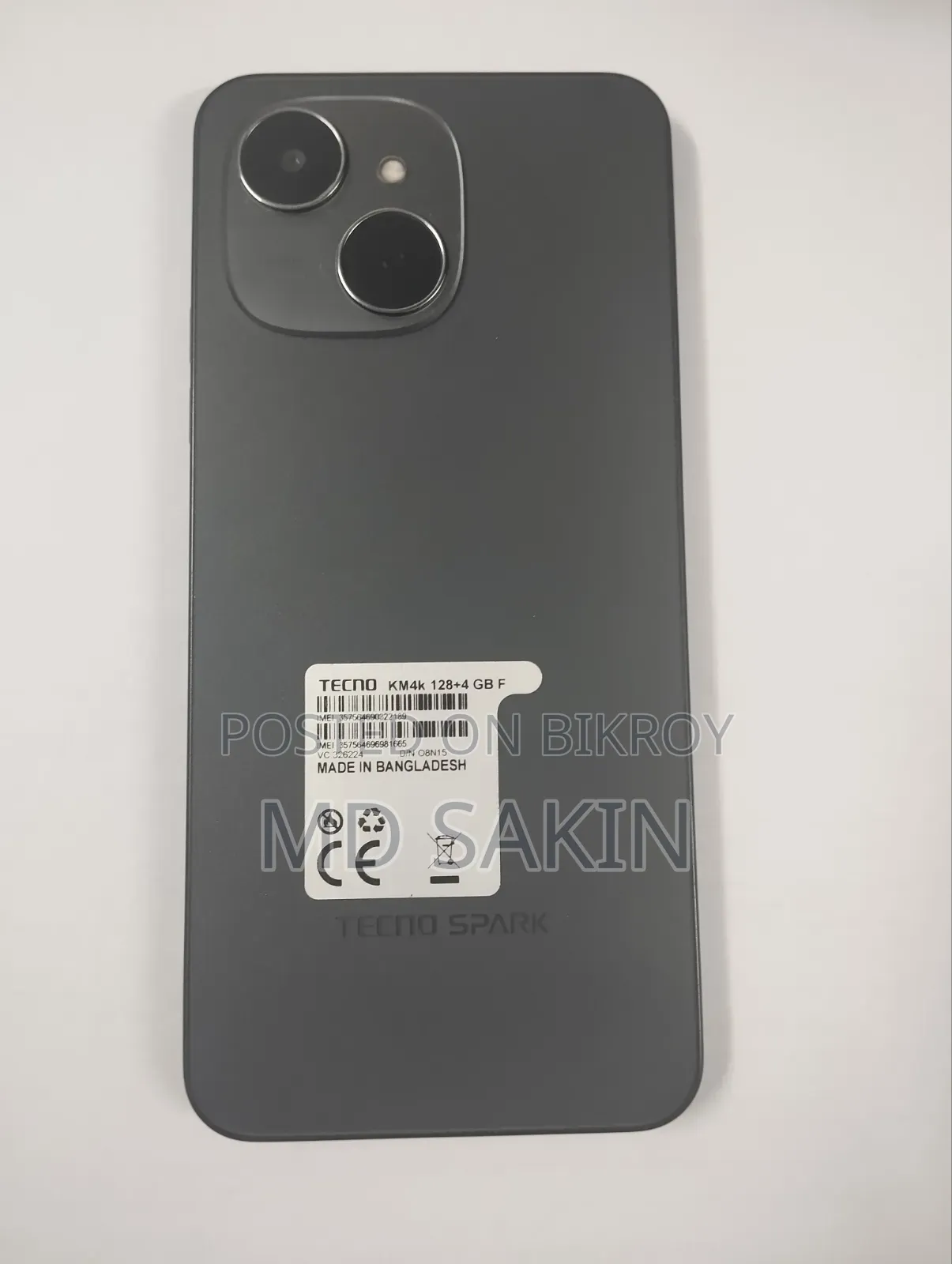 Tecno Spark 40C 128 GB Black