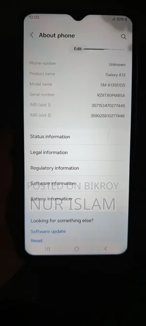 স্যামসাং গ্যালাক্সি এ১৩ (এসএম-এ১৩৭) ৬৪ জিবি গ্রে