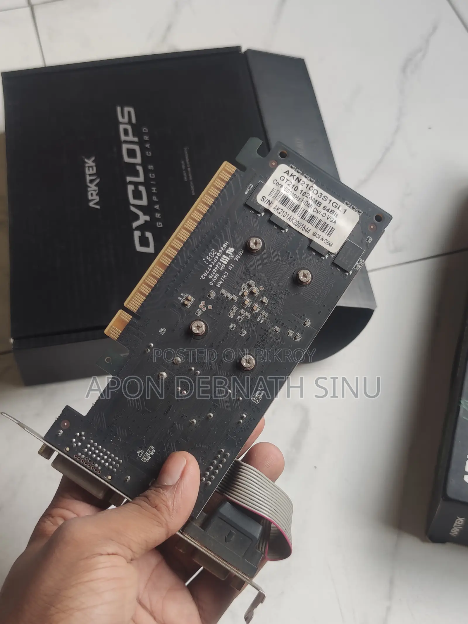 Nvidia Geforce G210 1GB Graphic Card.
