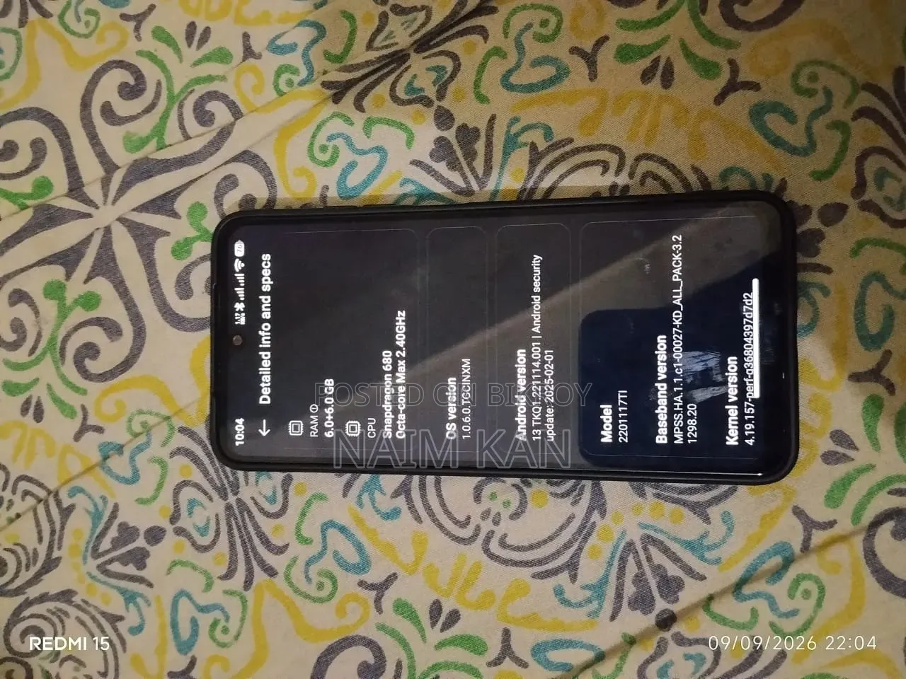 Xiaomi Redmi Note 11 128 GB Black