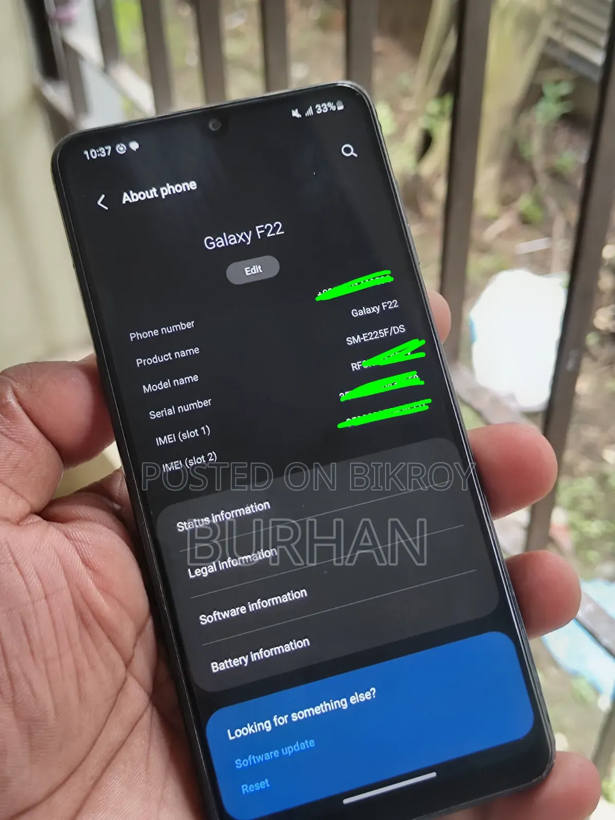 Samsung Galaxy F22 128 GB Blue