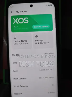 Infinix Hot 60 Pro+ 128 GB Silver