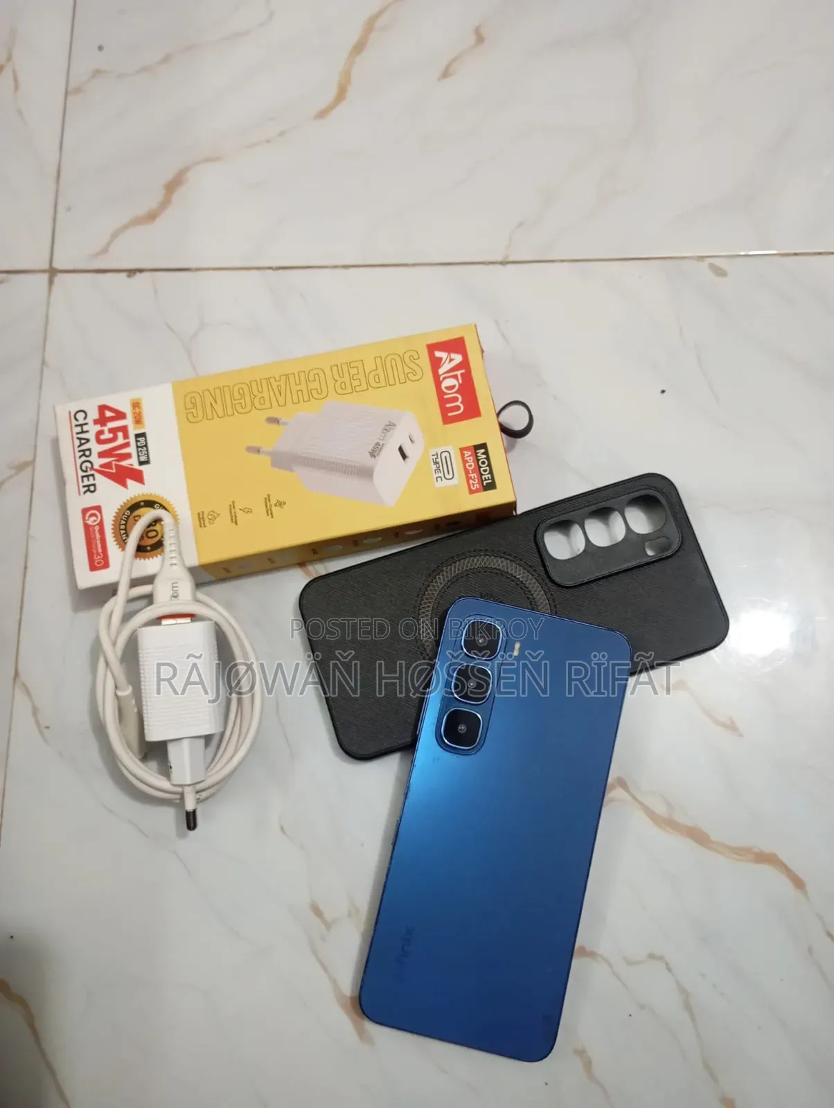 নতুন ইনফিনিক্স হট ৬০আই ২৫৬ জিবি নীল