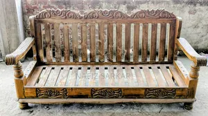 আসল সেগুন কাঠের তৈরি সোফা বিক্রি হবে