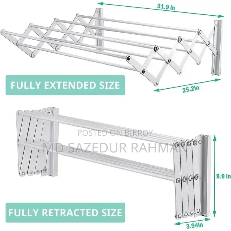 Wall Mounted Clothes Drying Hanger