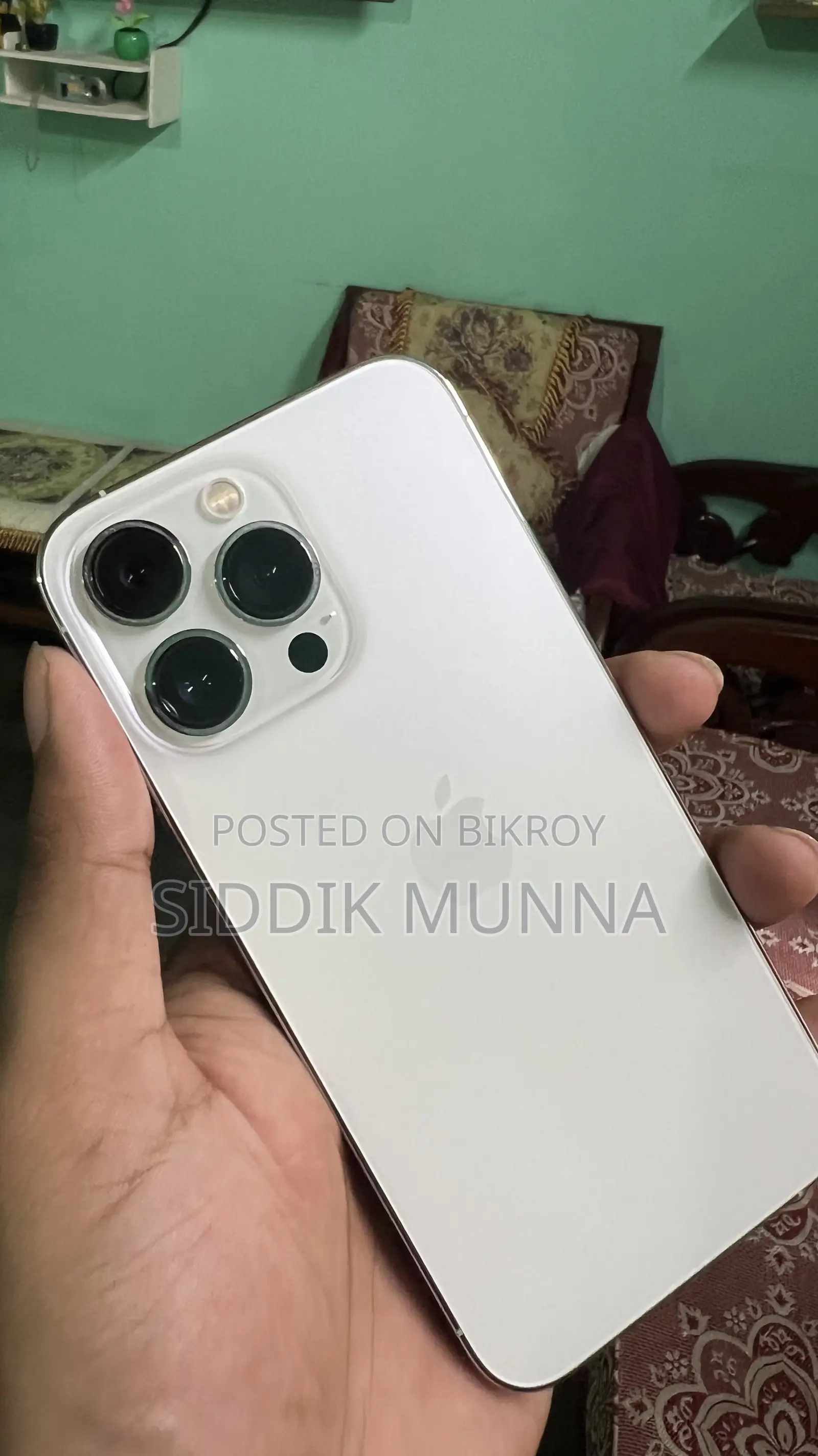 নতুন অ্যাপল আইফোন ১৩ প্রো ১২৮ জিবি সাদা