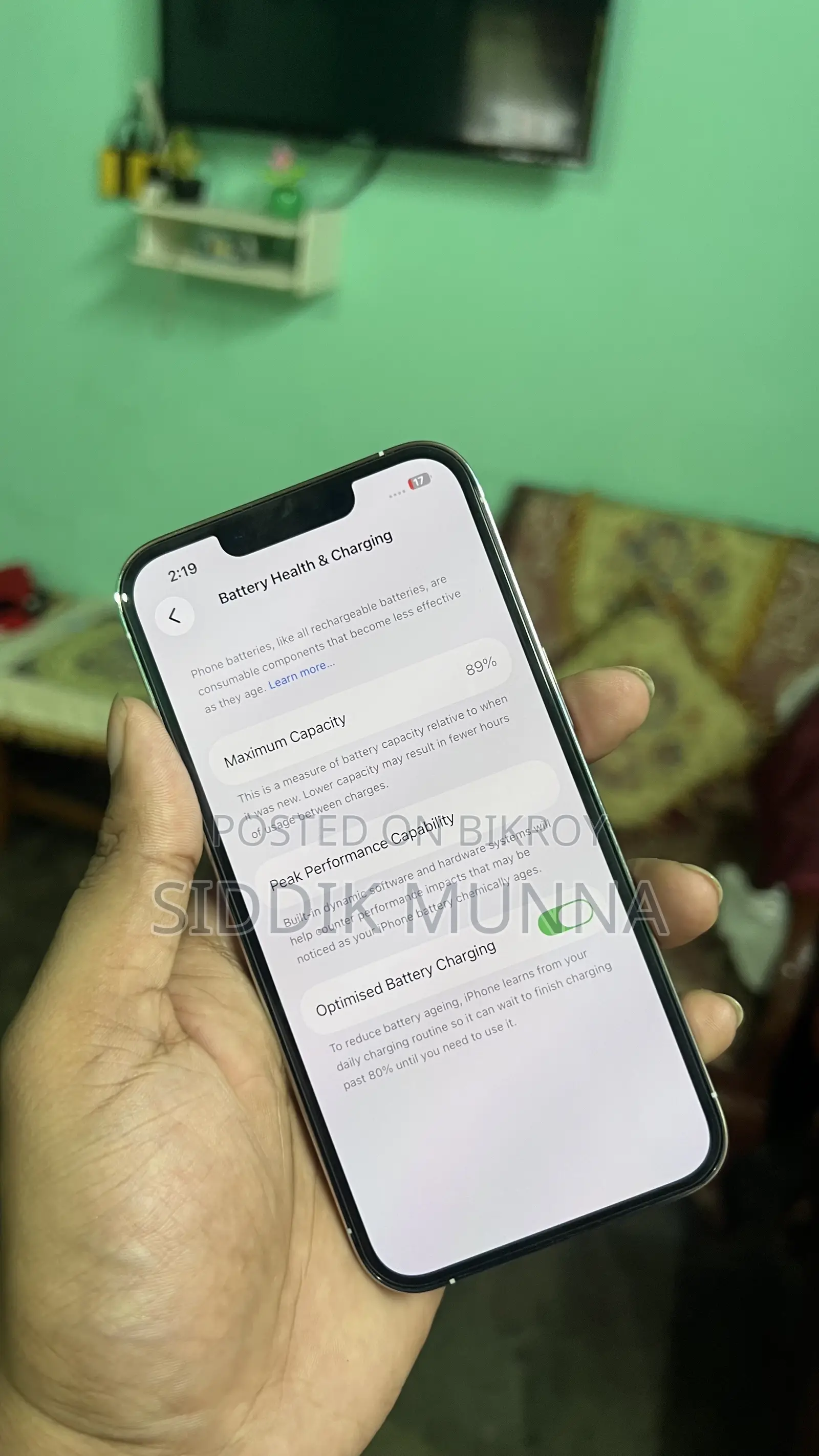 নতুন অ্যাপল আইফোন ১৩ প্রো ১২৮ জিবি সাদা