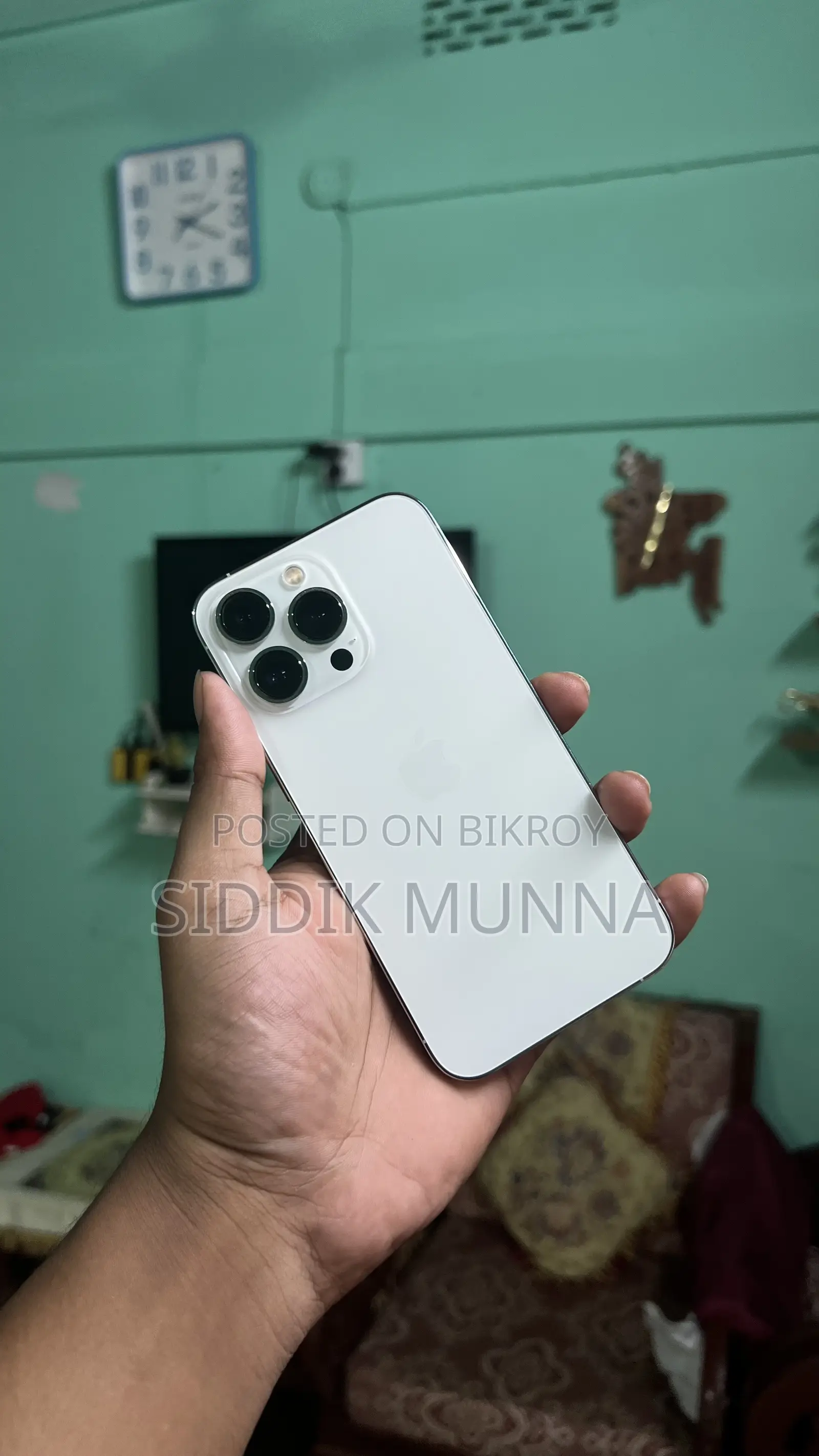 নতুন অ্যাপল আইফোন ১৩ প্রো ১২৮ জিবি সাদা